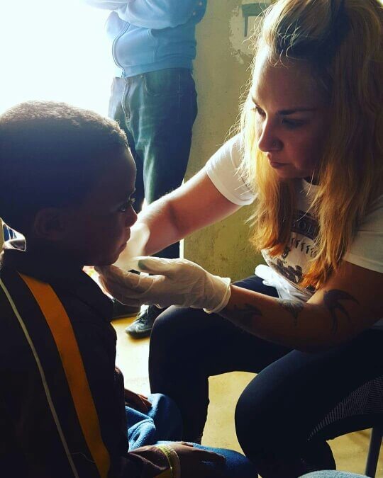 Boulder Eye Care &amp; Surgery Center Doctors Celina Ethiopia child eye exam - Our Employee Celina Serving in Ethiopia